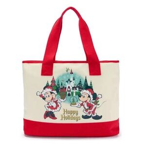 Disney Festive Tote Bag - Red and White